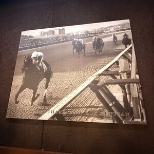 Vintage Horse Racing Canvas Art